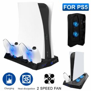 Stand Cooling Fan Station for Playstation 5/PS5