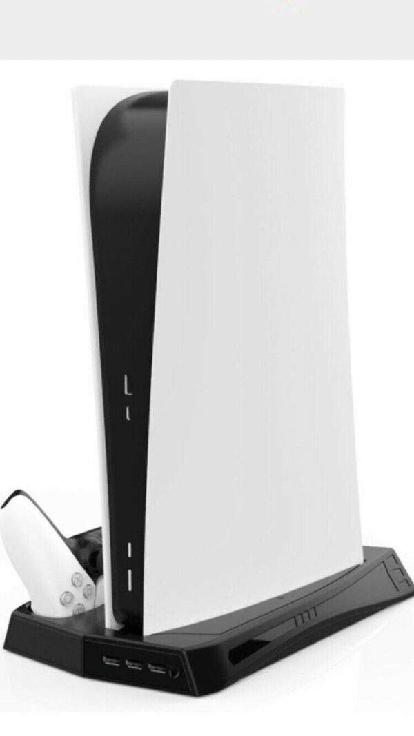 PlayStation 5 Stand PS5 Charging Dock Vertical 3 Fans And With 3 Usb!!!!!