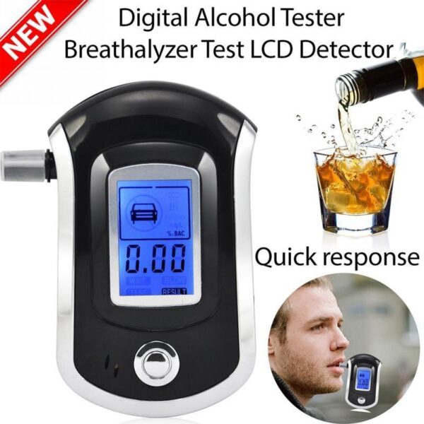 Professional Mini Police Breath Alkohol Alcohol Tester Breathalyzer Bafometro Alcoholimetro hot
