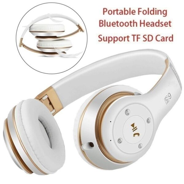 S6 Bluetooth Headphones Wireless Bluetooth 4.0 Heavy Bass Stereo Folding Auriculares with Mic Support TF SD Card The Best Christmas Gift - Crazy Ass Deal