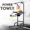 OneTwoFit Multi-Function Power Tower Adjustable Height Home Fitness Workout Dip Station Pull up Bar Push Up - Crazy Ass Deal