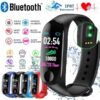 fit bit Color Screen Smart Bracelet, IP67 Waterproof Sport Smart Watch, Heart Rate Blood Pressure Sleep Fitness Wristband, Pedometer Call SMS Sedenetary Reminder Activity Tracker, Smartband for IOS Android Smartphone - Crazy Ass Deal