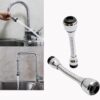 Tool Sink Mixer Kitchen Chromed Swivel Tap Faucet Nozzle Sprayer 360 Degree Aerator - Crazy Ass Deal