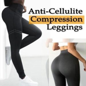 New Fashion Women High Waist Anti-Cellulite Compression Slim Leggings for Tummy Control and Running Yoga Sport