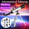 1F360/50mm 90X Telescopes Astronomical Monocular Portable Outdoor Astronomical Telescope Refractive Spotting Scope with Tripod | Electronic Accessories & Gadgets