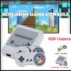 Only 1 Handle/2 Handle & Console High Quality Mini SNES TV Game Console Classic SFC Retro Nostalgic TV Game Console 620 Game Inside