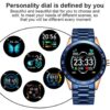 LIGE Steel Band Smart Watch Men Heart Rate Blood Pressure Monitor Sport Multifunction Mode Fitness Tracker Waterproof Smartwatch - Crazy Ass Deal