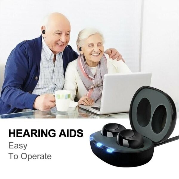 Mini High-end Rechargeable ITE Hearing Aid Digital Tunable for Hearing Loss In The Elderly, Used for Sound Amplifier Hearing AIDS