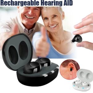 Mini High-end Rechargeable ITE Hearing Aid Digital Tunable for Hearing Loss In The Elderly, Used for Sound Amplifier Hearing AIDS