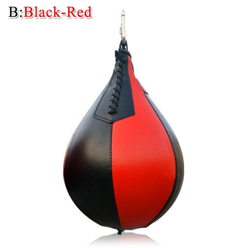 Pro Box Speed Ball Bag Boxing Training PU Red 