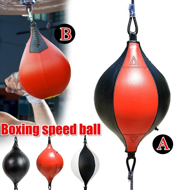 Speed Ball Boxing Bag Pear Punching Pu Training Punch Reflex Fitness Shape Sport 