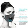 Reusable Cotton Mask PM2.5 Anti-smog Anti-Dust Smoke Gas Washable  Face Mask with Breathing Valve Replaceable Filter Mask - Crazy Ass Deal