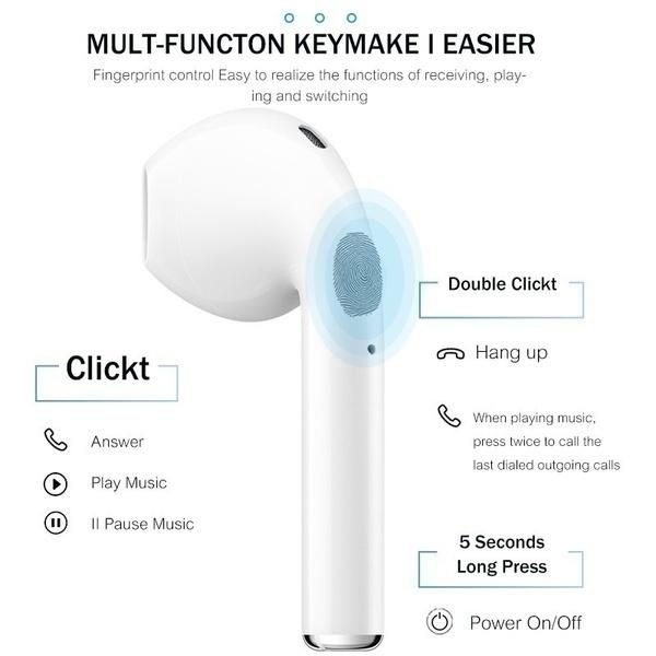 i12 TWS Wireless Headphones Bluetooth 5.0 Earphone Matte Macaron Earbuds Handsfree With Mic Charging Box Headset Sport Earbuds For Xiaomi Huawei Iphone Accessories - Crazy Ass Deal