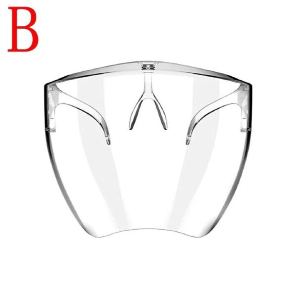 New style outdoor transparent face sheild protective full face mask fashion sport face shiled reuseable & washable - Crazy Ass Deal