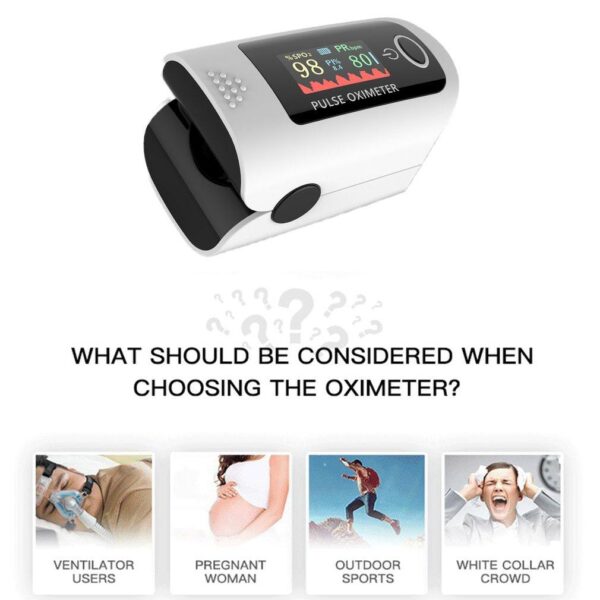 208A Handheld Non-contact Infrared Temperature Measures tool & Finger Pulse Oximeter Mini Portable Black OLED SpO2 PR Blood Oxygen Saturator & Digital LCD Wrist Monitor Heart Beat Rate Pulse Meter Measure - Crazy Ass Deal
