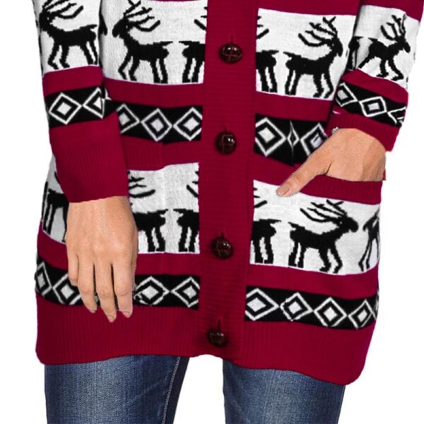 Women Open Front Pocket Cardigan Sweater Button Down Knit Sweater Coat - Crazy Ass Deal