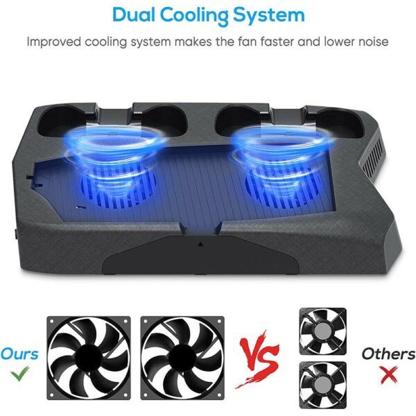 Stand Cooling Fan Station for Playstation 5/PS5