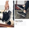 Men Boots Comfy Lace-up High Quality Boots 2020 Autumn winter Fashion Shoes Man Durable outsole Men Casual Boots Chukka Color Black and White - Crazy Ass Deal