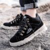Men Boots Comfy Lace-up High Quality Boots 2020 Autumn winter Fashion Shoes Man Durable outsole Men Casual Boots Chukka Color Black - Crazy Ass Deal