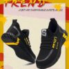 Indestructible Steel Toe Work Safety Shoes for Men Women Lightweight Protective Toe Construction Shoes Color Black and Yellow - Crazy Ass Deal