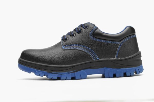 Indestructible Steel Toe Work Safety Shoes for Men Women Protective Toe Construction Black and Blue - Crazy Ass Deal