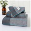 Eeryday 3pc/set 100% Cotton soft luxury Towel Set toalla 2pcs Face Hand Towel 1pc Bath beach Towel Gift Towels Bathroom - Crazy Ass Deal