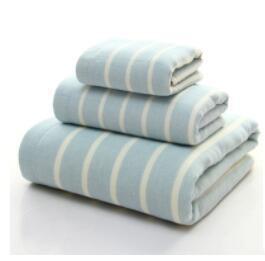 Everyday 3pc/set 100% Cotton soft luxury Towel Set toalla 2pcs Face Hand Towel 1pc Bath beach Towel Gift Towels Bathroom - Crazy Ass Deal