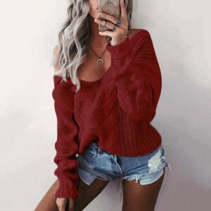 Sleeve Off Soft Comfortable Sweater