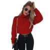 Women's Knitwear, Sweaters & Cardigans | Women's Warm Thick Tummy Length Soft Knitted Turtle Neck Comfy sweater - Crazy Ass Deal