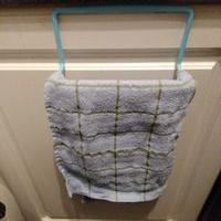 Over Door Tea Towel Rack Bar Hanging Holder Rail Organizer Bathroom Kitchen Cabinet Cupboard Hanger Shelf - Crazy Ass Deal