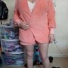 Women Fashion Winter Plush Casual Sportswear Long Sleeve Crop Top Shirt Shorts Suit(1pc Vest or 2pcs Coat+Pants or 3pcs Vest+Coat+Pants) - Crazy Ass Deal