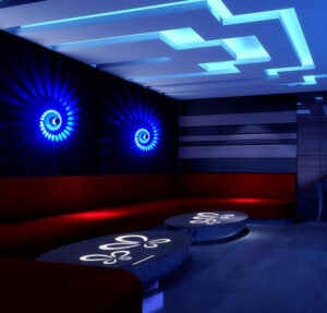 Led color changing wall
