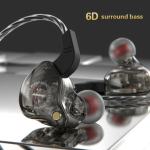 6D Stereo Wired Earphone