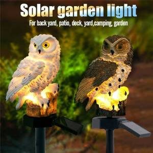 Owl solar light
