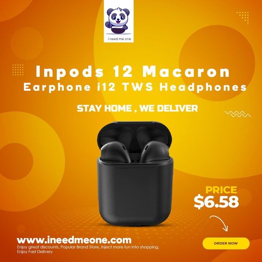 Indos 12 MacaronEarphones i12 TWS Headphones