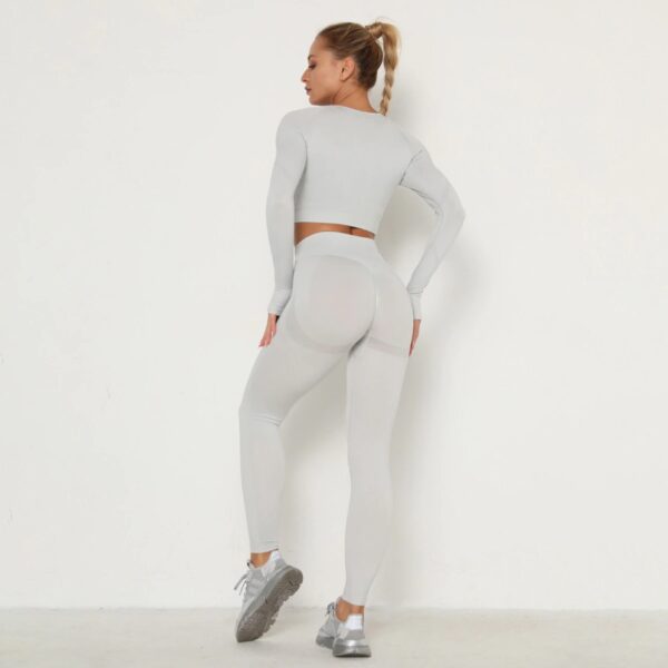 New Set Light Grey womens sets skinny tracksuit breathable variants