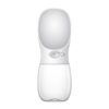 White portable pet dog water bottle for small variants
