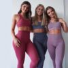 hot womens seamless yoga suit spor main