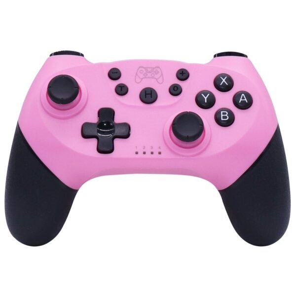 Pink bluetooth compatible pro gamepad for n s variants