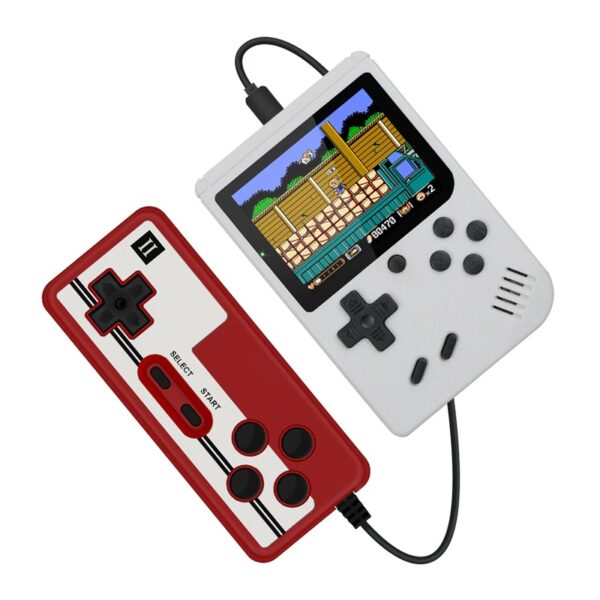 White with Gamepad retro portable mini handheld video game variants