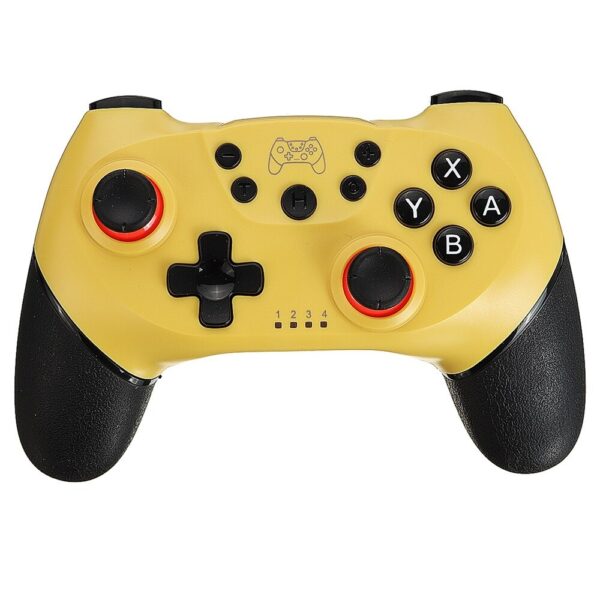 Yellow bluetooth compatible pro gamepad for n s variants