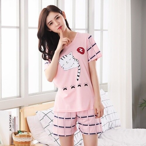 changweimao pyjama short sleeve pajamas set homewear variants
