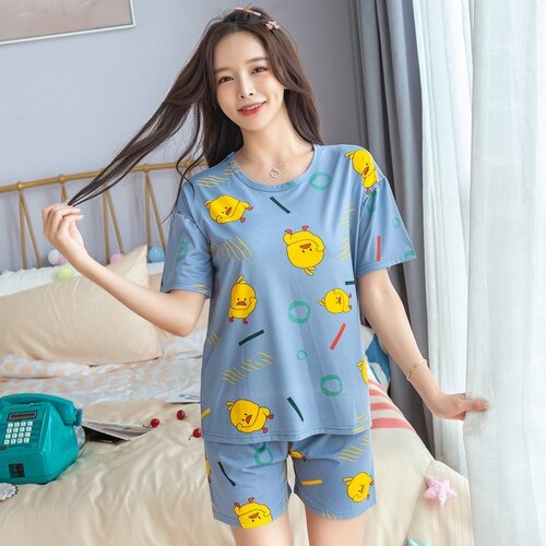 lanya pyjama short sleeve pajamas set homewear variants