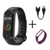 Black Purple m smart digital watch bracelet for men variants
