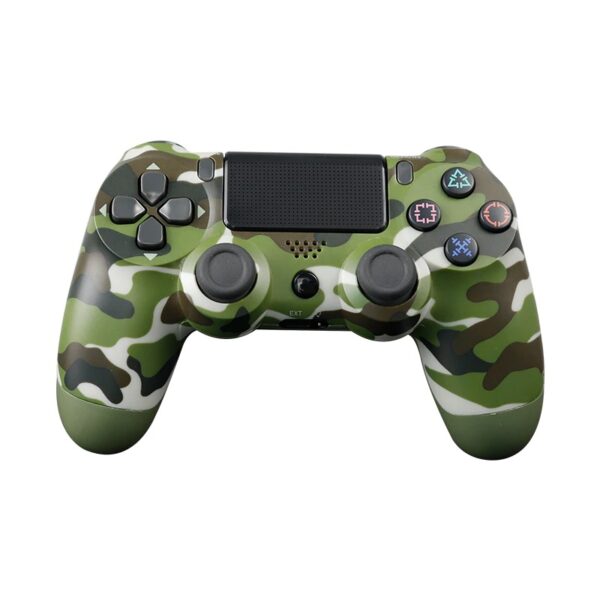 Green camouflage gamepad for ps controller bluetooth com variants