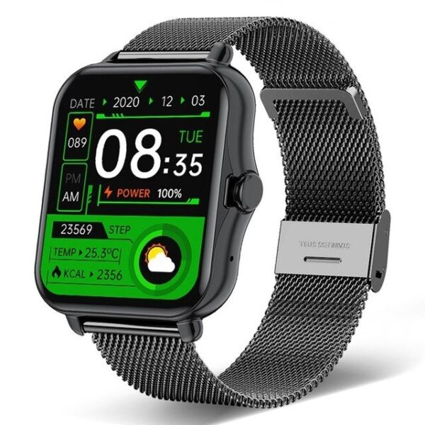 Best Smartwatch | Mesh belt Black new color screen smart watch ladies variants