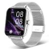 Mesh belt silver new color screen smart watch ladies variants
