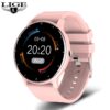 Pink lige new smart watch men full touch variants
