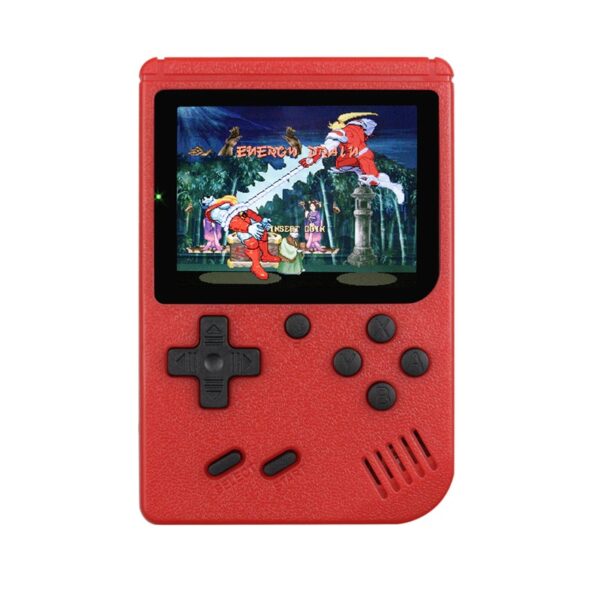 Red retro portable mini handheld video game variants