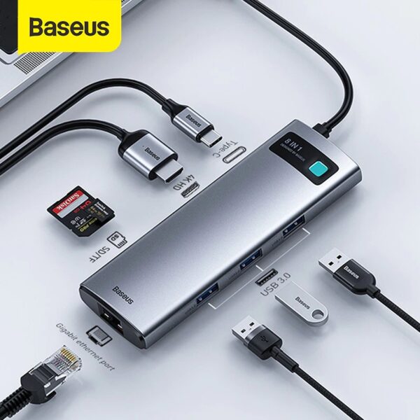 Adapter Cable Compatible | baseus usb c hub type c to hdmi compatib main